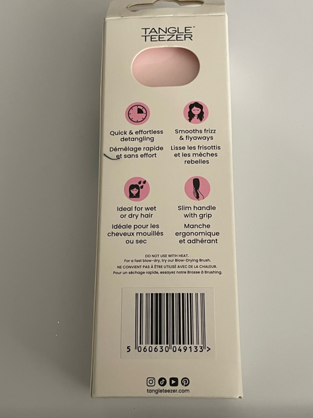 Tangle Teezer Detangling Mini Hairbrush - Mint - Picture 2 of 2